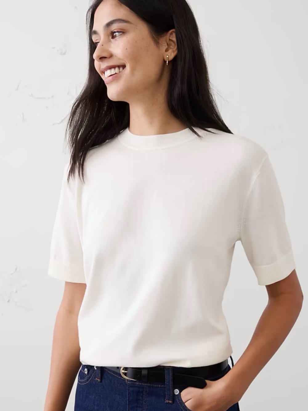 Banana Republic Forever Short-Sleeve Sweater (NWT